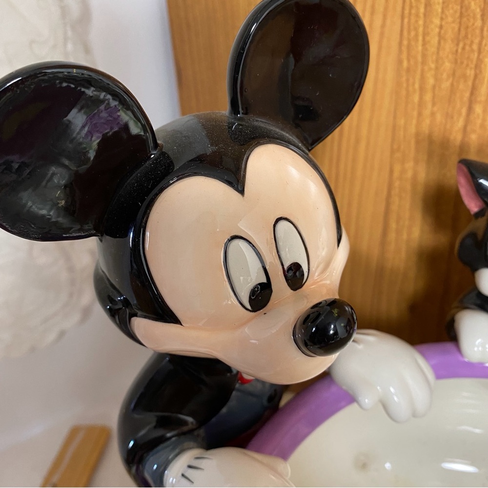 Disney Mickey & Minnie Mouse Halloween Candy Bowl – Ceramic Collectible Decor - Picture 11 of 11
